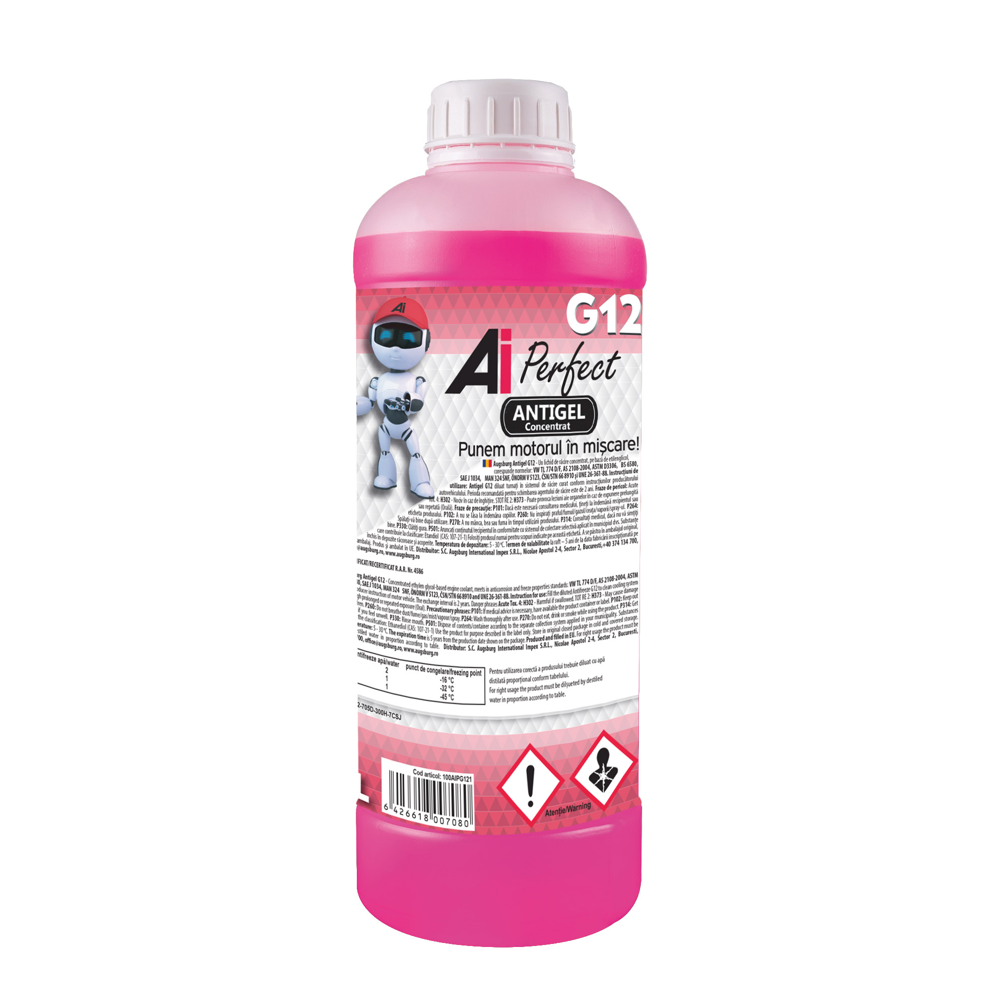 Antigel concentrat AI Perfect G12, 1 litru, 1:1 = -32 ^C