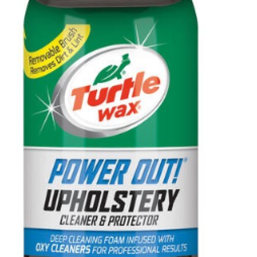 Spray curatare si intretinere tapiterie cu perie Turtle Wax Power Out Upholstery 400ml