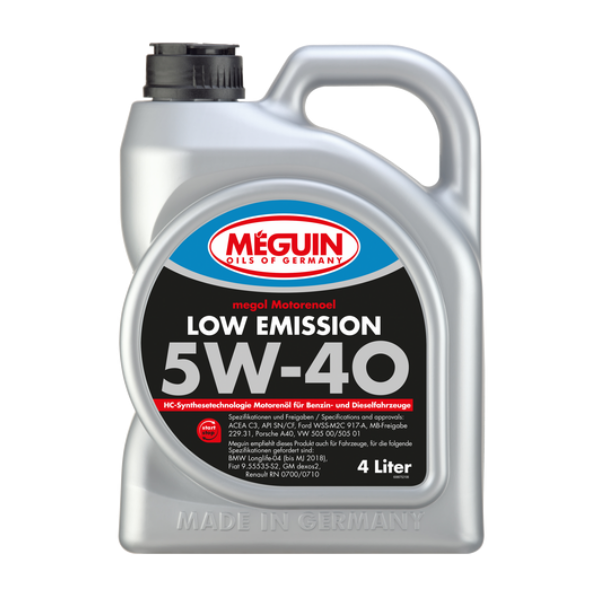 Ulei motor Meguin Low Emission SAE 5W-40 – 4L