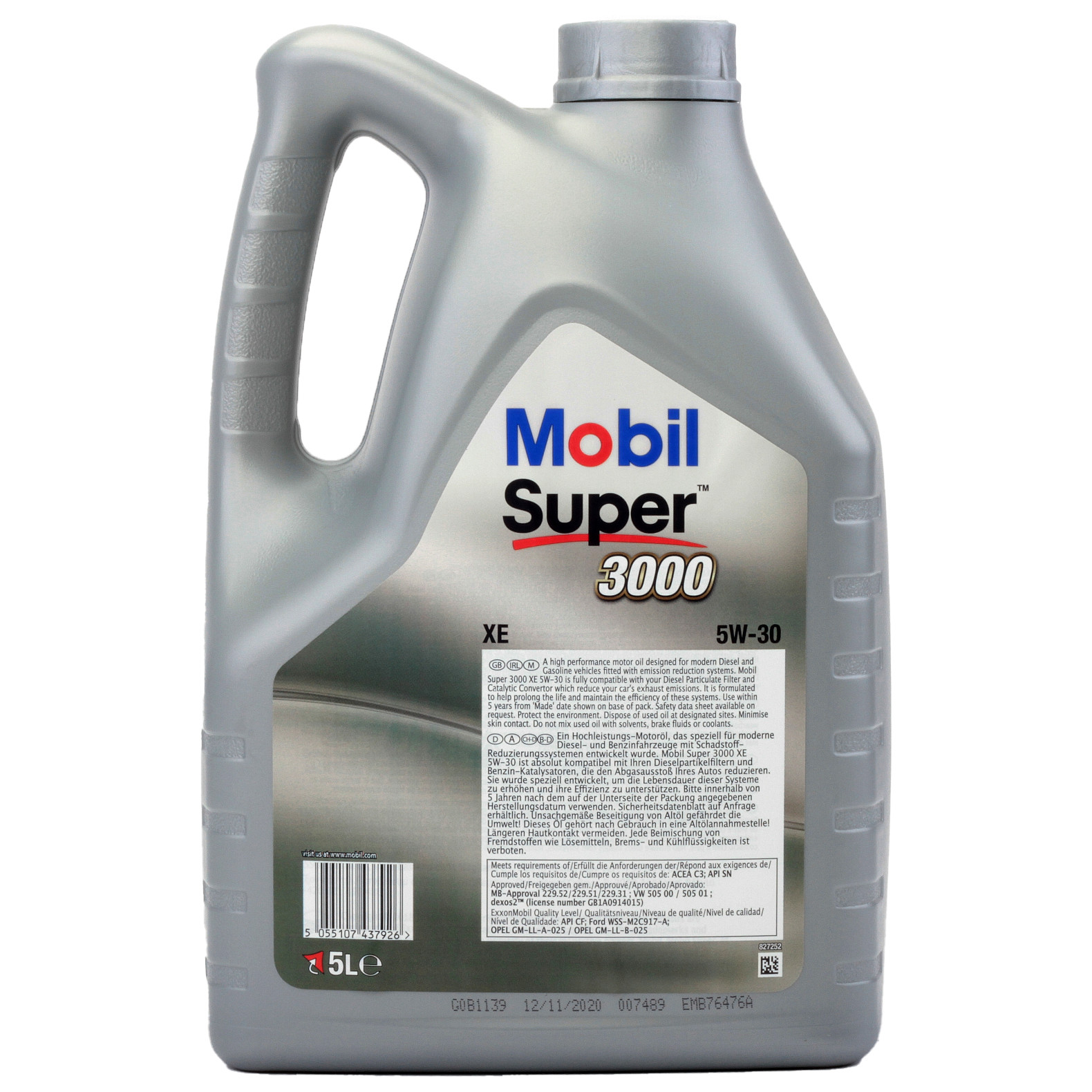 Ulei motor Mobil Super 3000 Xe 5W30 5L - imagine 3