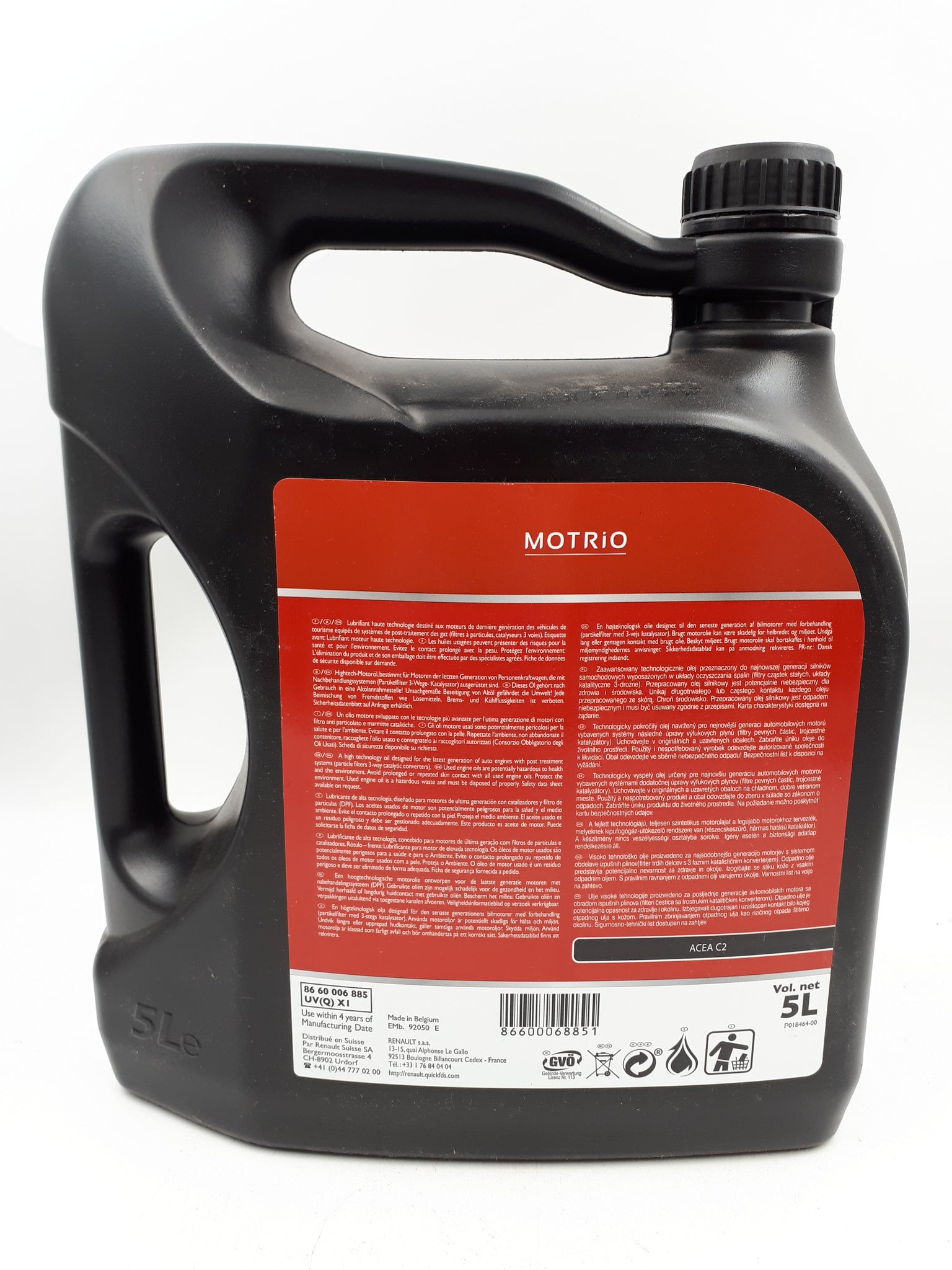 Ulei motor Motrio Premium 5W30 C2 5L - imagine 2
