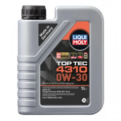 Ulei motor Liqui Moly Top Tec 4310 0W-30 1 l