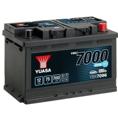 YUASA 7000 EFB 75AH 700A (278X175X190)