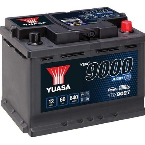 YUASA 9000 AGM 60AH 640A (243X175X190)