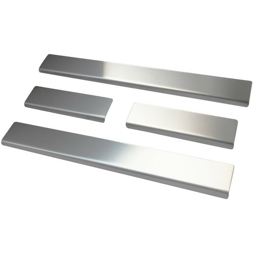 Set protectii cromate din otel pentru praguri, compatibile Audi A4 B8 (2007 – 2015), 4 bucati