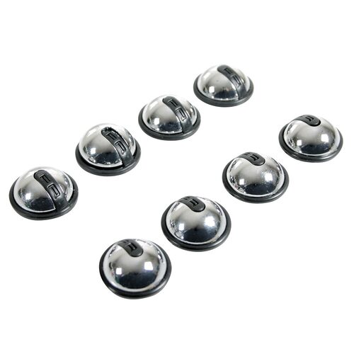 Sfere cromate decorative, autoadezive, diametru 23 mm, 8 bucati