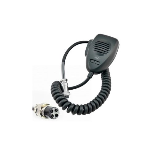 Microfon statie PNI CDS04, 4 pini, compatibil Midland / Albrecht / President / Intek, cablu 1.2 m, negru Cod: CDS04