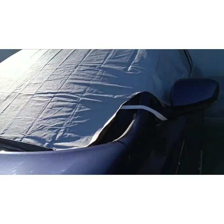 Husa auto exterioara Dust, protectie 4 anotimpuri, parbriz si geamuri laterale fata, 230x160 cm - imagine 2