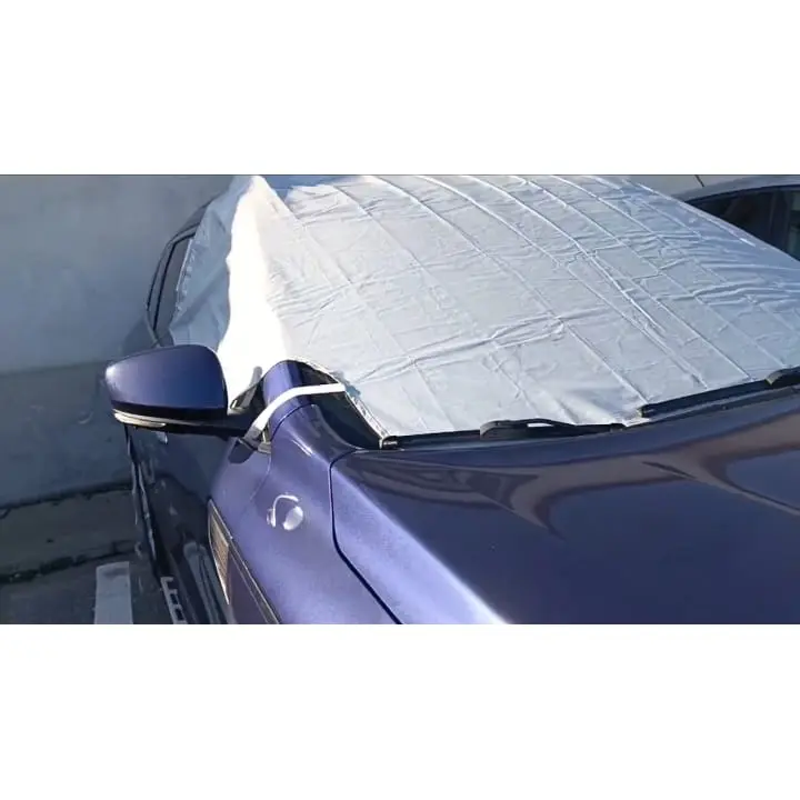 Husa auto exterioara Dust, protectie 4 anotimpuri, parbriz si geamuri laterale fata, 230x160 cm - imagine 3