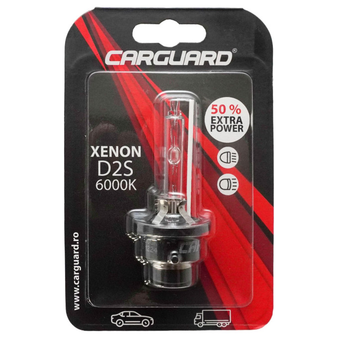 Bec Auto Xenon CARGUARD D2S 6000K - imagine 5