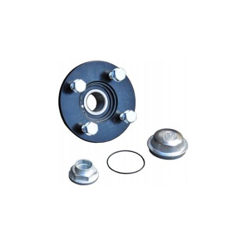 Butuc roata remorca 4×100 cu prezoane M12x1.5 si capac protectie Cod: HC-0203