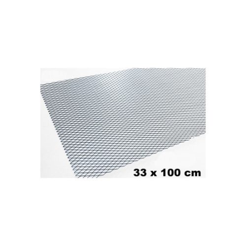 Plasa Tuning Neagra metalica 100x33cm