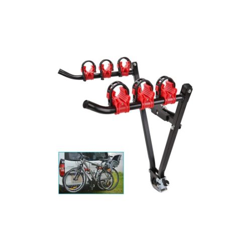 Suport biciclete pe carlig de remorcare, 3 biciclete, capacitate 60 kg Cod: BAG100