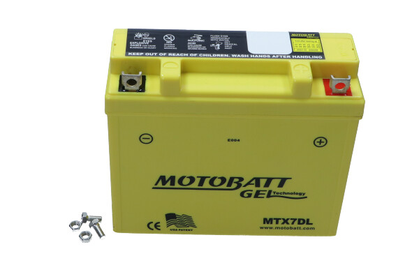 BATTERY MOTO 12V 7AH/110A P+ GEL MOTOBATT