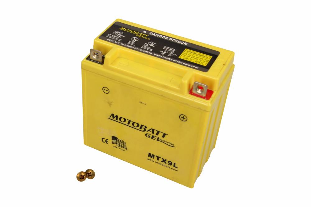 BATTERY MOTO 12V 9AH/125A P+ GEL MOTOBATT