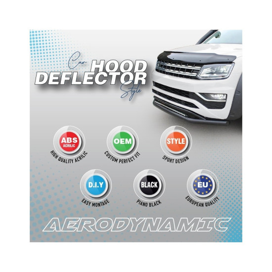 Deflector capota compatibil Renault Kangoo Express 2021-> ,Dacia Duster III 2024-> - imagine 2