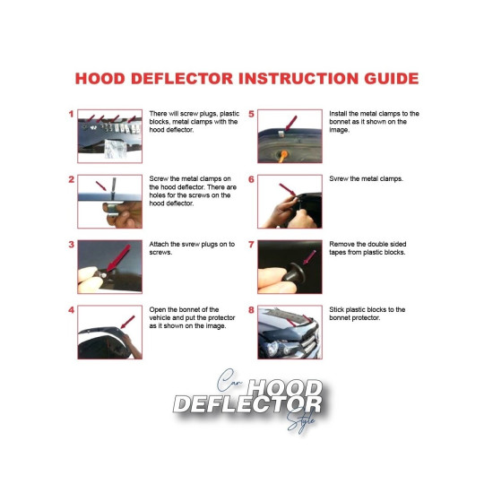 Deflector capota compatibil Renault Kangoo Express 2021-> ,Dacia Duster III 2024-> - imagine 3