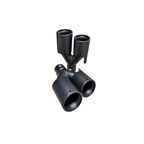 Ornament toba dubla negru mat dreapta / stanga intrare 60mm