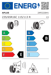 ANVELOPA IARNA APLUS 235/65 R16C 115/113R A869 - imagine 2
