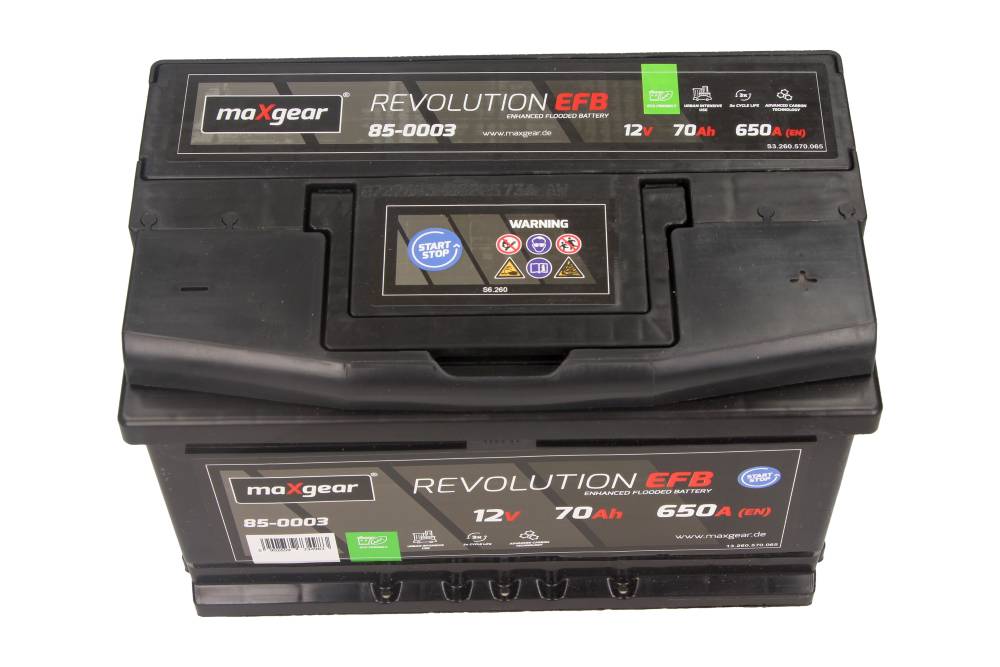 AKUMULATOR 12V 70AH/650A L- 278X175X175 EFB START/STOP