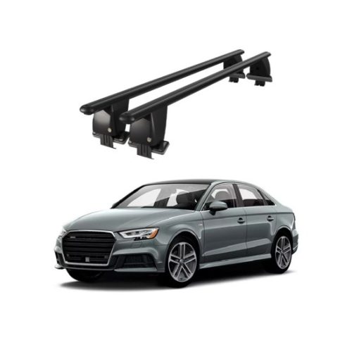 Bare transversale portbagaj auto aluminiu compatibile plafon neted Audi A3 8V 2013-> argintii sau negre .