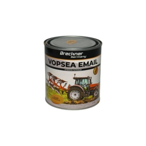 Vopsea email anticoroziva 3 in 1 galben tip Caterpillar 1K pe baza de solvent direct pe rugina interior si exterior 1L
