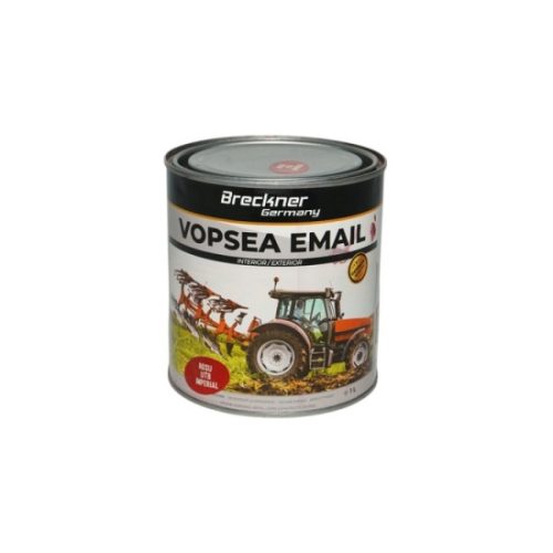 Vopsea email anticoroziva 3 in 1 rosu imperial 1K pe baza de solvent direct pe rugina interior si exterior 1L