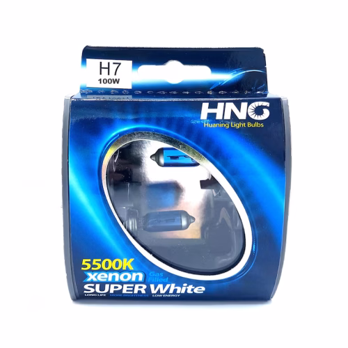 Set becuri H7 HNG 5500K 100W Super White Halogen